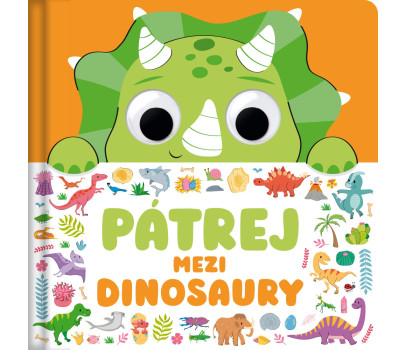 Knížka Pátrej mezi dinosaury 20x20x1,5cm