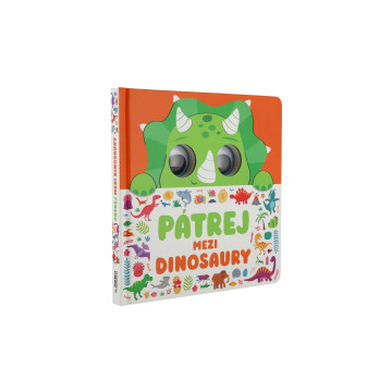 Knížka Pátrej mezi dinosaury 20x20x1,5cm
