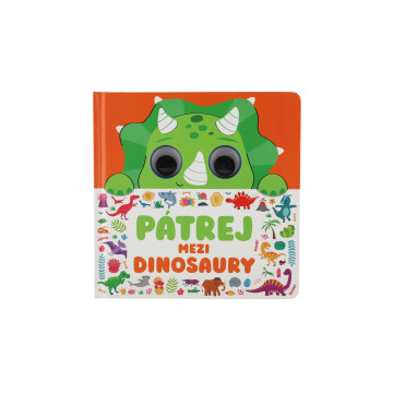 Knížka Pátrej mezi dinosaury 20x20x1,5cm