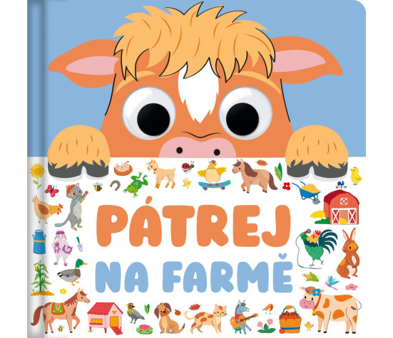 Knížka Pátrej na farmě 20x20x1,5cm