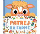 Knížka Pátrej na farmě 20x20x1,5cm