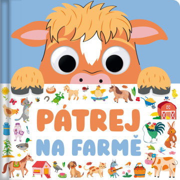 Knížka Pátrej na farmě 20x20x1,5cm
