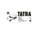 Auto Tatra 148 plast 73cm světlemodrá v krabici 12m+