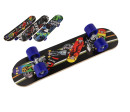 Skateboard drevěný 60cm 3 barvy ve fólii