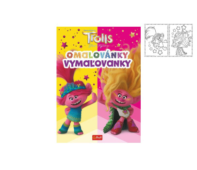 Omalovánky Trollové/Trolls 20x27,5cm