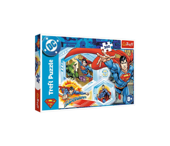 Puzzle Nezničitelný Superman 300dílků 60x40cm v krabici 40x27x4,5cm