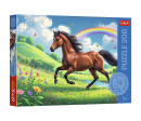 Puzzle Důstojný kůň 200 dílků 48x34cm v krabici 33x23x4cm