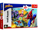 Puzzle Spiderman - Na pavučině 33x22cm 60 dílků v krabici 21x14x4cm