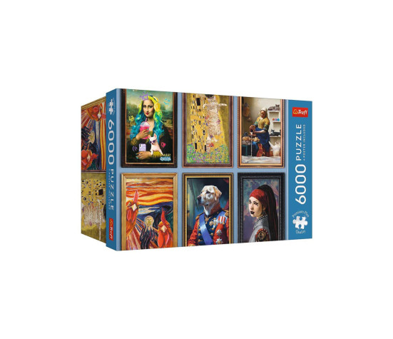 Puzzle Premium Plus: Fun Art Collection 6000 dílků 136,4x132,6cm v krabici 35x24x18cm