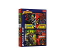 Puzzle 2v1 Spider-Man ve dne v noci 2x200 dílků 41x27,5cm v krabici 26x34x4,5cm