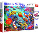 Puzzle Život pod vodou - Skryté tvary 1060 dílků 68x48cm v krabici 40x27x6cm