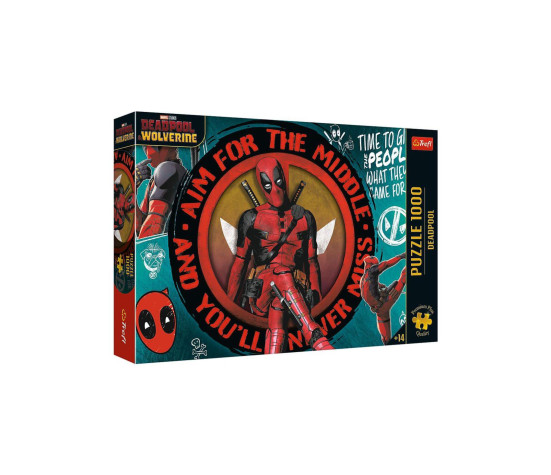 Puzzle Premium Plus: Deadpool 1000 dílků 68,3x48cm v krabici 40x27x6cm