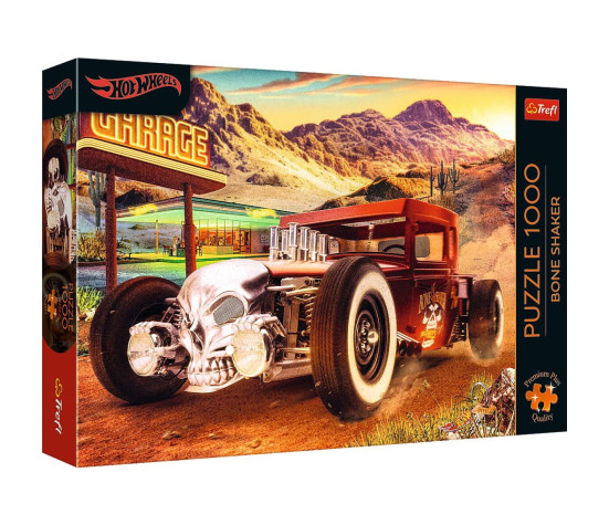 Puzzle Premium Plus: Hot Wheels: Bone Shaker 1000 dílků 68,3x48cm v krabici 40x27x6cm