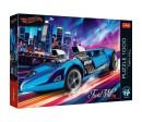 Puzzle Premium Plus: Hot Wheels: Dvojitý mlýn 1000 dílků 68,3x48cm v krabici 40x27x6cm