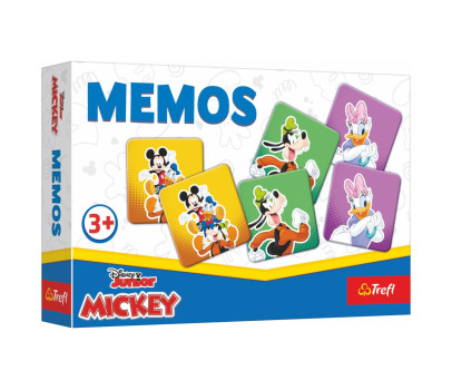 Pexeso mini Mickey Mouse společenská hra 30 kusů v krabici 21x14x4cm