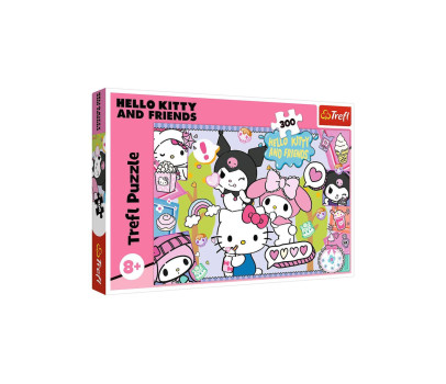 Puzzle Hello Kitty 300 dílků 60x40cm v krabici 40x27x4cm
