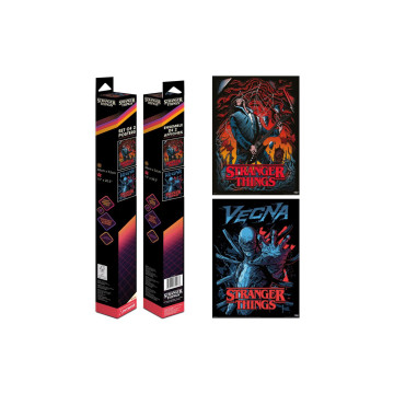 Sada mini plakátů 2ks Stranger Things 38x52cm v krabičce