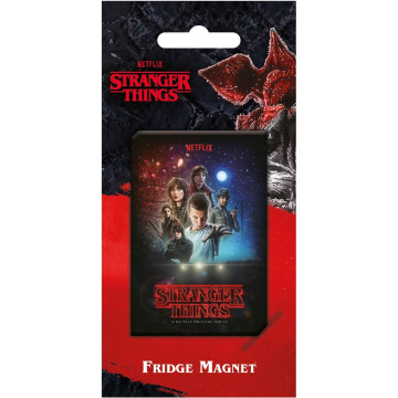 Magnetka Stranger Things 5x8cm na kartě