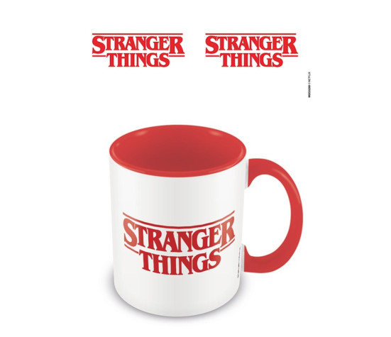 Hrnek keramický Stranger Things 10x8cm červený v krabičce
