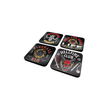 Sada podtácků Stranger Things 4 v krabičce 10,5x10,5cm