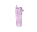 Hrnek cestovní s uchem s brčkem 850ml K-pop Demon Hunters/Lovkyně démonů kov/plast 24cm v sáčku