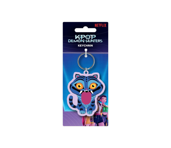Přívěsek na klíče/Klíčenka K-pop Demon Hunters/Lovkyně démonů plast 10cm na kartě