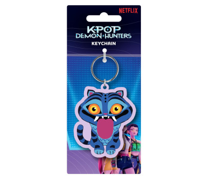 Přívěsek na klíče/Klíčenka K-pop Demon Hunters/Lovkyně démonů plast 10cm na kartě