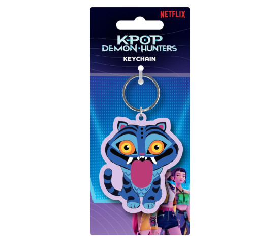 Přívěsek na klíče/Klíčenka K-pop Demon Hunters/Lovkyně démonů plast 10cm na kartě