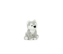 Pes husky sedící plyš 15x19cm 0m+