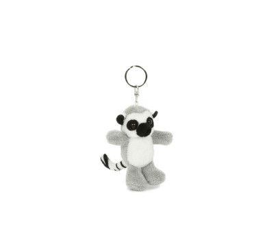 Přívěsek na klíče Lemur kata plyš 7x8cm 0m+