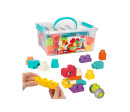 Kostky stavebnice 48ks plast v plastovém kufříku 26x12x19cm 18m+