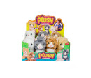 Kočka kotě sedící plyš 15cm 4 barvy 12ks v boxu 2m+