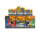 Transformer auto/robot mini plast 9cm 4 barvy v krabičce 11x7cm 24ks v boxu