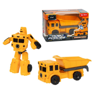 Transformer auto/robot mini plast 9cm 4 barvy v krabičce 11x7cm 24ks v boxu