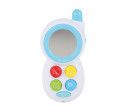 Telefon mobil pro nejmenší se zrcátkem plast na baterie se světlem se zvukem v krabičce 13x19cm 6m+