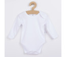 Kojenecké body s dlouhým rukávem Bobas Fashion bílé, Bílá 80 (9-12m)
