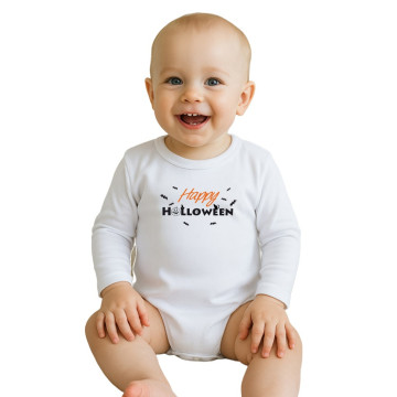 Body s potiskem New Baby Happy Halloween, Oranžová 56 (0-3m)