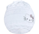 Pletená čepička-šátek New Baby kočička bílá, Bílá 104 (3-4r)