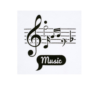 Kojenecká bavlněná košilka New Baby Music, Bílá 56 (0-3m)