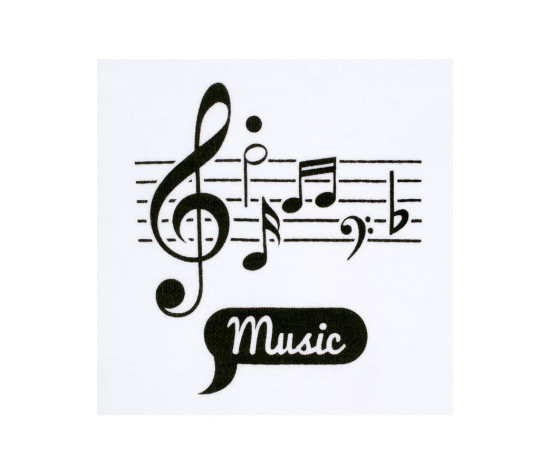 Kojenecká bavlněná košilka New Baby Music, Bílá 56 (0-3m)