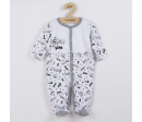 Kojenecký bavlněný overal New Baby Music, Bílá 80 (9-12m)