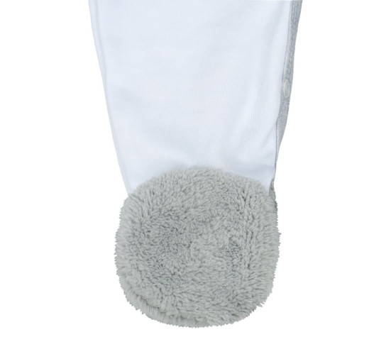 Luxusní kojenecké dupačky New Baby Honey Bear s 3D aplikací, Bílá 62 (3-6m)
