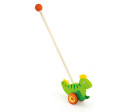 Dřevěná jezdící hračka Viga dinosaurus, Multicolor