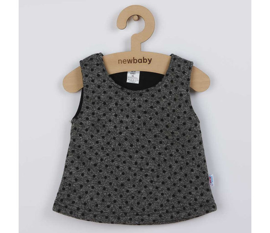 Kojenecká zimní tunika New Baby Princess, Šedá 62 (3-6m)