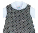 Kojenecká zimní tunika New Baby Princess, Šedá 68 (4-6m)