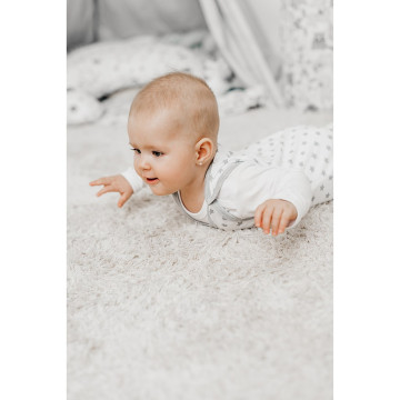 Kojenecké dupačky New Baby Classic II šedé s hvězdičkami, Šedá 50