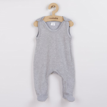 Kojenecké dupačky New Baby Classic II šedé, Šedá 62 (3-6m)