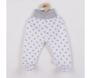 Kojenecké polodupačky New Baby Classic II šedé s hvězdičkami, Šedá 68 (4-6m)