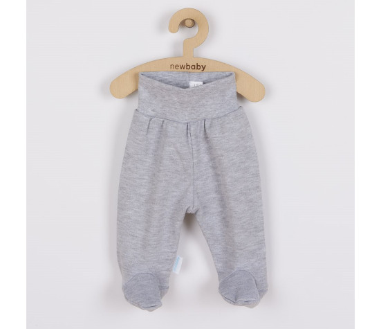 Kojenecké polodupačky New Baby Classic II šedé, Šedá 74 (6-9m)