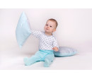 Kojenecké body New Baby Classic II šedé s hvězdičkami, Šedá 80 (9-12m)